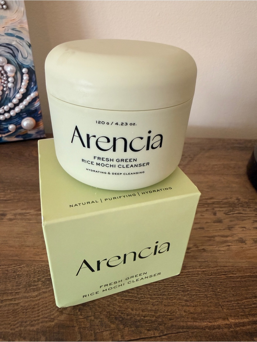 Arencia Fresh Green Rice Mochi Cleanser